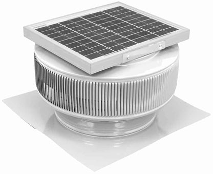 Model ASF-12-C2 | Aura Solar Fan | 12" Diameter | 2" Tall Collar | CFM: 740