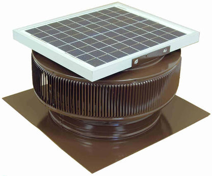 Model ASF-14-C2 | Aura Solar Fan | 14" Diameter | 2" Tall Collar | CFM: 1007