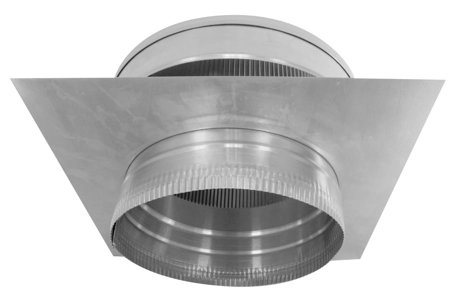 Model RBV-9-C2-TP | Round Back Vent |  9" Diameter | 2" Tall Collar  | Tail Pipe