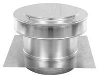Model RBV - 9 - C4 - TP | Round Back Vent | 9" Diameter | 4" Tall Collar | Tail Pipe - Active Ventilation Products