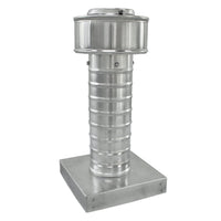 Attic Vent 3" dia with Curb Mount Sub - Base - Keepa Vent | 3" Diameter | Curb Mount Base | 7 Sq. In. NFA - Active Ventilation Products