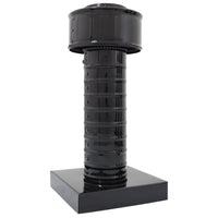 Attic Vent 3" dia with Curb Mount Sub - Base - Keepa Vent | 3" Diameter | Curb Mount Base | 7 Sq. In. NFA - Active Ventilation Products