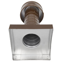 Attic Vent 3" dia with Curb Mount Sub - Base - Keepa Vent | 3" Diameter | Curb Mount Base | 7 Sq. In. NFA - Active Ventilation Products