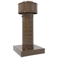 Attic Vent 3" dia with Curb Mount Sub - Base - Keepa Vent | 3" Diameter | Curb Mount Base | 7 Sq. In. NFA - Active Ventilation Products