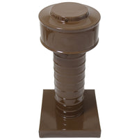 Attic Vent 3" dia with Curb Mount Sub - Base - Keepa Vent | 3" Diameter | Curb Mount Base | 7 Sq. In. NFA - Active Ventilation Products
