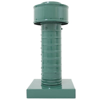Attic Vent 3" dia with Curb Mount Sub - Base - Keepa Vent | 3" Diameter | Curb Mount Base | 7 Sq. In. NFA - Active Ventilation Products