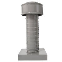 Attic Vent 3" dia with Curb Mount Sub - Base - Keepa Vent | 3" Diameter | Curb Mount Base | 7 Sq. In. NFA - Active Ventilation Products