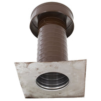 Flat Roof Attic Vent - Keepa Vent | 5" Diameter | Flat Flange | 19 Sq. In. NFA - Active Ventilation Products