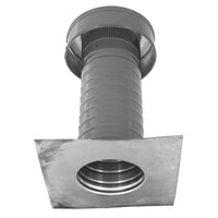 Flat Roof Attic Vent - Keepa Vent | 5" Diameter | Flat Flange | 19 Sq. In. NFA - Active Ventilation Products