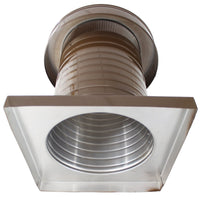 Attic Vent 10" dia with Curb Mount Sub - Base - Keepa Vent | 10" Diameter | Curb Mount Base | 78 Sq. In. NFA - Active Ventilation Products
