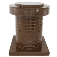 Attic Vent 10" dia with Curb Mount Sub - Base - Keepa Vent | 10" Diameter | Curb Mount Base | 78 Sq. In. NFA - Active Ventilation Products