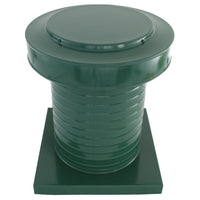 Attic Vent 10" dia with Curb Mount Sub - Base - Keepa Vent | 10" Diameter | Curb Mount Base | 78 Sq. In. NFA - Active Ventilation Products
