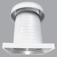 Attic Vent 10" dia with Curb Mount Sub - Base - Keepa Vent | 10" Diameter | Curb Mount Base | 78 Sq. In. NFA - Active Ventilation Products
