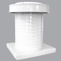 Attic Vent 10" dia with Curb Mount Sub - Base - Keepa Vent | 10" Diameter | Curb Mount Base | 78 Sq. In. NFA - Active Ventilation Products