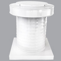 Attic Vent 10" dia with Curb Mount Sub - Base - Keepa Vent | 10" Diameter | Curb Mount Base | 78 Sq. In. NFA - Active Ventilation Products
