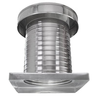 Attic Vent 10" dia with Curb Mount Sub - Base - Keepa Vent | 10" Diameter | Curb Mount Base | 78 Sq. In. NFA - Active Ventilation Products
