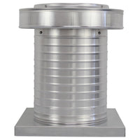 Attic Vent 10" dia with Curb Mount Sub - Base - Keepa Vent | 10" Diameter | Curb Mount Base | 78 Sq. In. NFA - Active Ventilation Products
