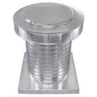 Attic Vent 10" dia with Curb Mount Sub - Base - Keepa Vent | 10" Diameter | Curb Mount Base | 78 Sq. In. NFA - Active Ventilation Products