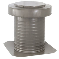 Flat Roof Attic Vent - Keepa Vent | 10" Diameter | Flat Flange | 78 Sq. In. NFA - Active Ventilation Products
