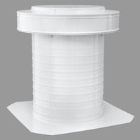 Flat Roof Attic Vent - Keepa Vent | 10" Diameter | Flat Flange | 78 Sq. In. NFA - Active Ventilation Products