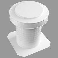 Flat Roof Attic Vent - Keepa Vent | 10" Diameter | Flat Flange | 78 Sq. In. NFA - Active Ventilation Products