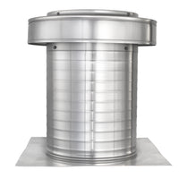 Flat Roof Attic Vent - Keepa Vent | 10" Diameter | Flat Flange | 78 Sq. In. NFA - Active Ventilation Products