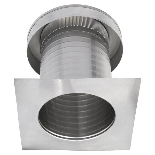 Flat Roof Attic Vent - Keepa Vent | 10" Diameter | Flat Flange | 78 Sq. In. NFA - Active Ventilation Products