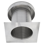 Flat Roof Attic Vent - Keepa Vent | 10" Diameter | Flat Flange | 78 Sq. In. NFA - Active Ventilation Products