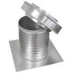 Flat Roof Attic Vent - Keepa Vent | 10" Diameter | Flat Flange | 78 Sq. In. NFA - Active Ventilation Products