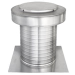 Flat Roof Attic Vent - Keepa Vent | 10" Diameter | Flat Flange | 78 Sq. In. NFA - Active Ventilation Products