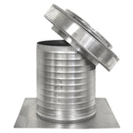 Flat Roof Attic Vent - Keepa Vent | 10" Diameter | Flat Flange | 78 Sq. In. NFA - Active Ventilation Products