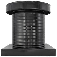 Attic Vent 12" dia with Curb Mount Sub - Base - Keepa Vent | 12" Diameter | Curb Mount Base | 113 Sq. In. NFA - Active Ventilation Products