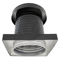 Roof Jack 12" Diameter - Keepa Roof Jack with Curb Mount Flange and Tail Pipe - Active Ventilation Products