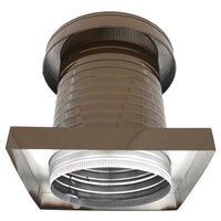 Roof Jack 12" Diameter - Keepa Roof Jack with Curb Mount Flange and Tail Pipe - Active Ventilation Products
