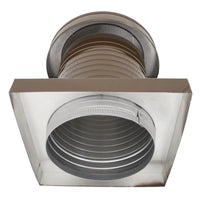 Roof Jack 12" Diameter - Keepa Roof Jack with Curb Mount Flange and Tail Pipe - Active Ventilation Products