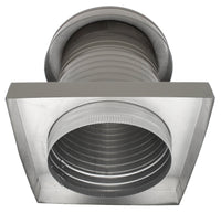 Roof Jack 12" Diameter - Keepa Roof Jack with Curb Mount Flange and Tail Pipe - Active Ventilation Products