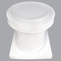 Roof Jack 12" Diameter - Keepa Roof Jack with Curb Mount Flange and Tail Pipe - Active Ventilation Products