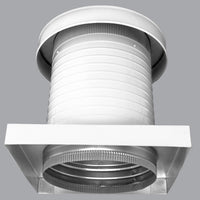Roof Jack 12" Diameter - Keepa Roof Jack with Curb Mount Flange and Tail Pipe - Active Ventilation Products