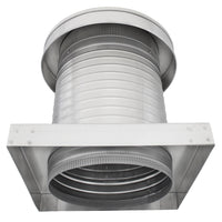 Roof Jack 12" Diameter - Keepa Roof Jack with Curb Mount Flange and Tail Pipe - Active Ventilation Products