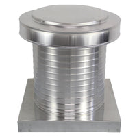 Attic Vent 12" dia with Curb Mount Sub - Base - Keepa Vent | 12" Diameter | Curb Mount Base | 113 Sq. In. NFA - Active Ventilation Products
