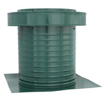 Flat Roof Attic Vent - Keepa Vent | 12" Diameter | Flat Flange | 113 Sq. In. NFA - Active Ventilation Products