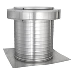 Flat Roof Attic Vent - Keepa Vent | 12" Diameter | Flat Flange | 113 Sq. In. NFA - Active Ventilation Products