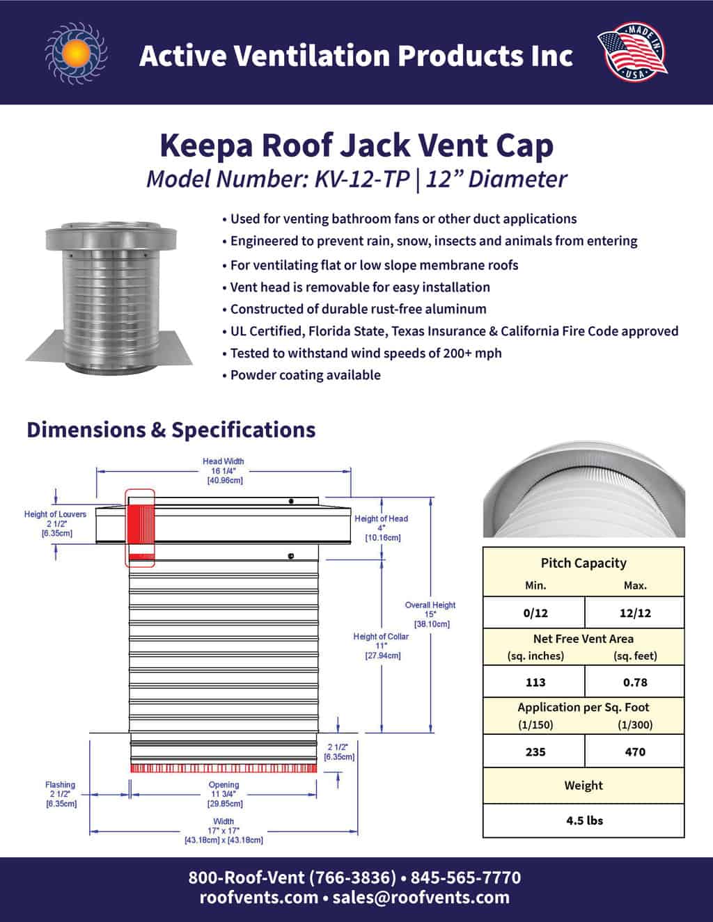 Specifications