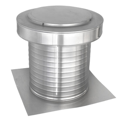 Flat Roof Attic Vent - Keepa Vent | 12" Diameter | Flat Flange | 113 Sq. In. NFA - Active Ventilation Products