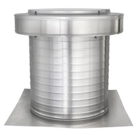 Flat Roof Attic Vent - Keepa Vent | 12" Diameter | Flat Flange | 113 Sq. In. NFA - Active Ventilation Products