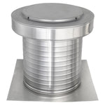 Flat Roof Attic Vent - Keepa Vent | 12" Diameter | Flat Flange | 113 Sq. In. NFA - Active Ventilation Products