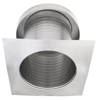 Flat Roof Attic Vent - Keepa Vent | 12" Diameter | Flat Flange | 113 Sq. In. NFA - Active Ventilation Products