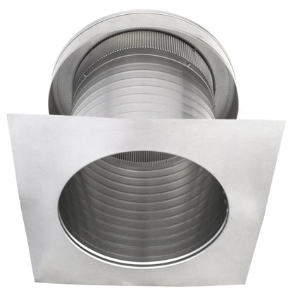 Flat Roof Attic Vent - Keepa Vent | 12" Diameter | Flat Flange | 113 Sq. In. NFA - Active Ventilation Products