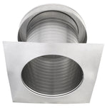 Flat Roof Attic Vent - Keepa Vent | 12" Diameter | Flat Flange | 113 Sq. In. NFA - Active Ventilation Products