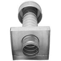 Roof Jack 3" Diameter - Keepa Roof Jack with Curb Mount Flange and Tail Pipe - Active Ventilation Products